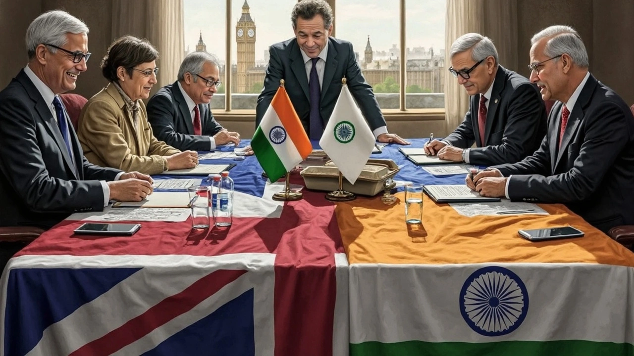 India-UK फ्री ट्रेड एग्रीमेंट: ऐतिहासिक समझौता, व्हिस्की-गिन पर टैक्स आधा, व्यापार को मिलेगा नया बूस्ट